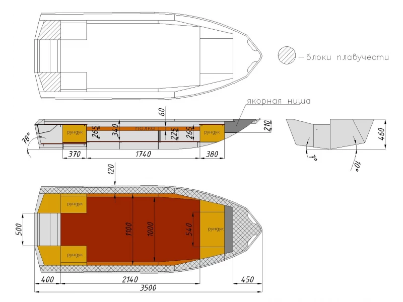 чертёж для - Wyatboat-340