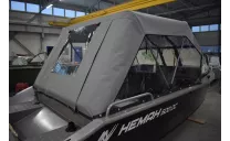 фото Тент ходовой с дугами на молниях (ткань Sunbrella)